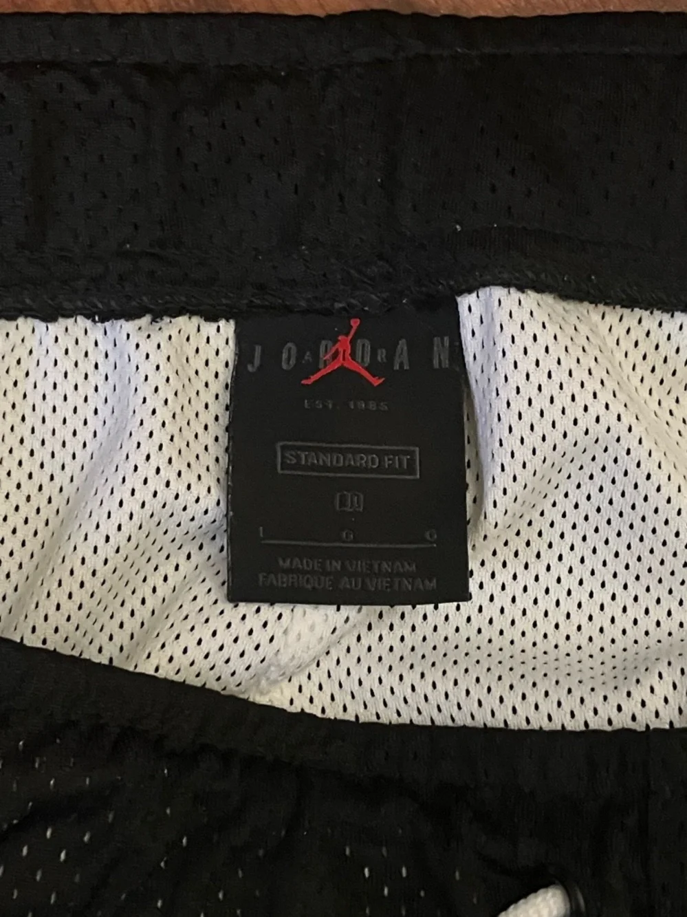 Air Jordan Jumpman Classic Mesh Shorts Black DV7742 Size Large